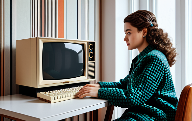 뉴트로 디자인으로 만든 유명 프로젝트 - "A retro-futuristic cityscape at night, neon lights reflecting on wet streets, flying cars inspired ...