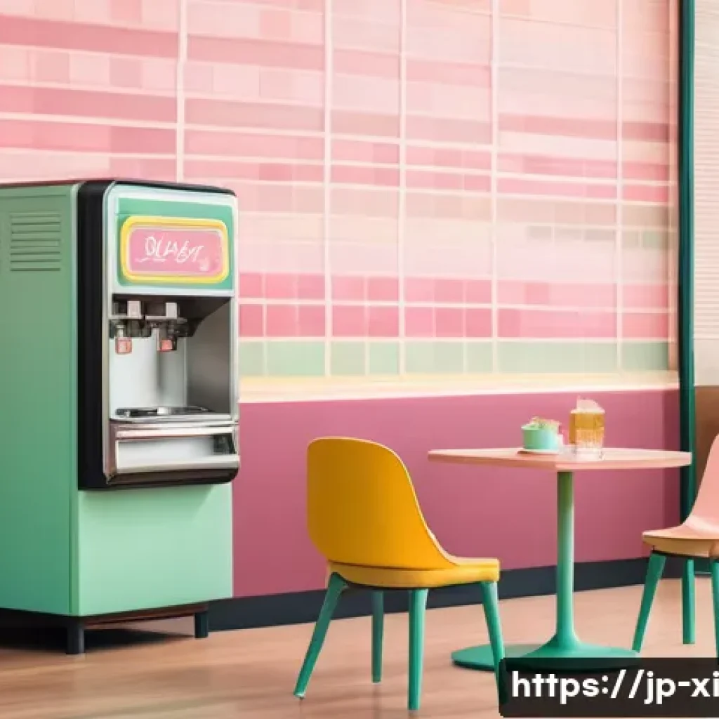 뉴트로 디자인을 위한 아트워크 제작 방법 - A captivating Newtro design illustration of a cozy Japanese *kissaten* (喫茶店) interior. The scene fea...